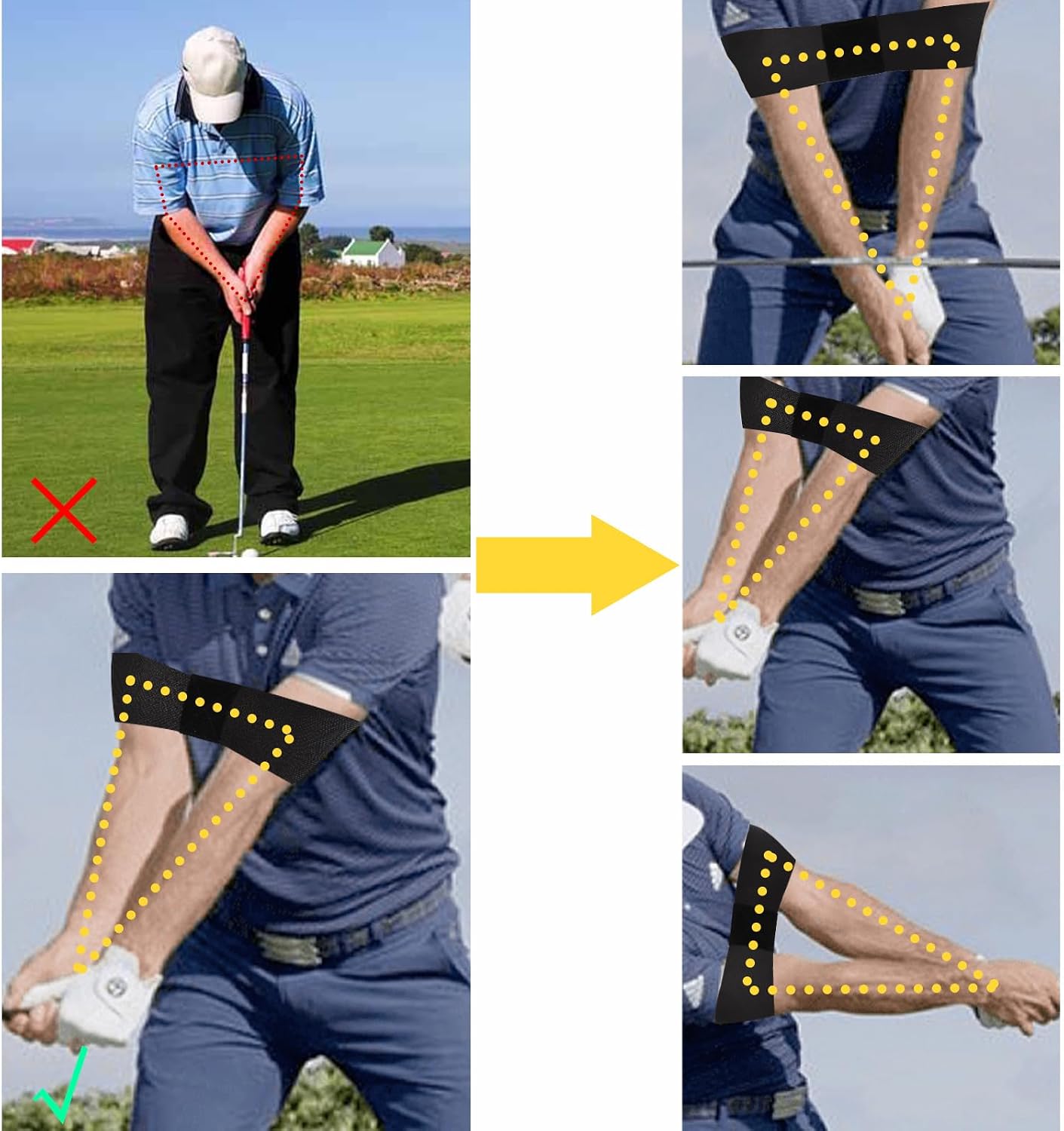 حزام مرن لتدريب ضربة الجولف، م - مراجعة Golf Equipment Beginners وسعره