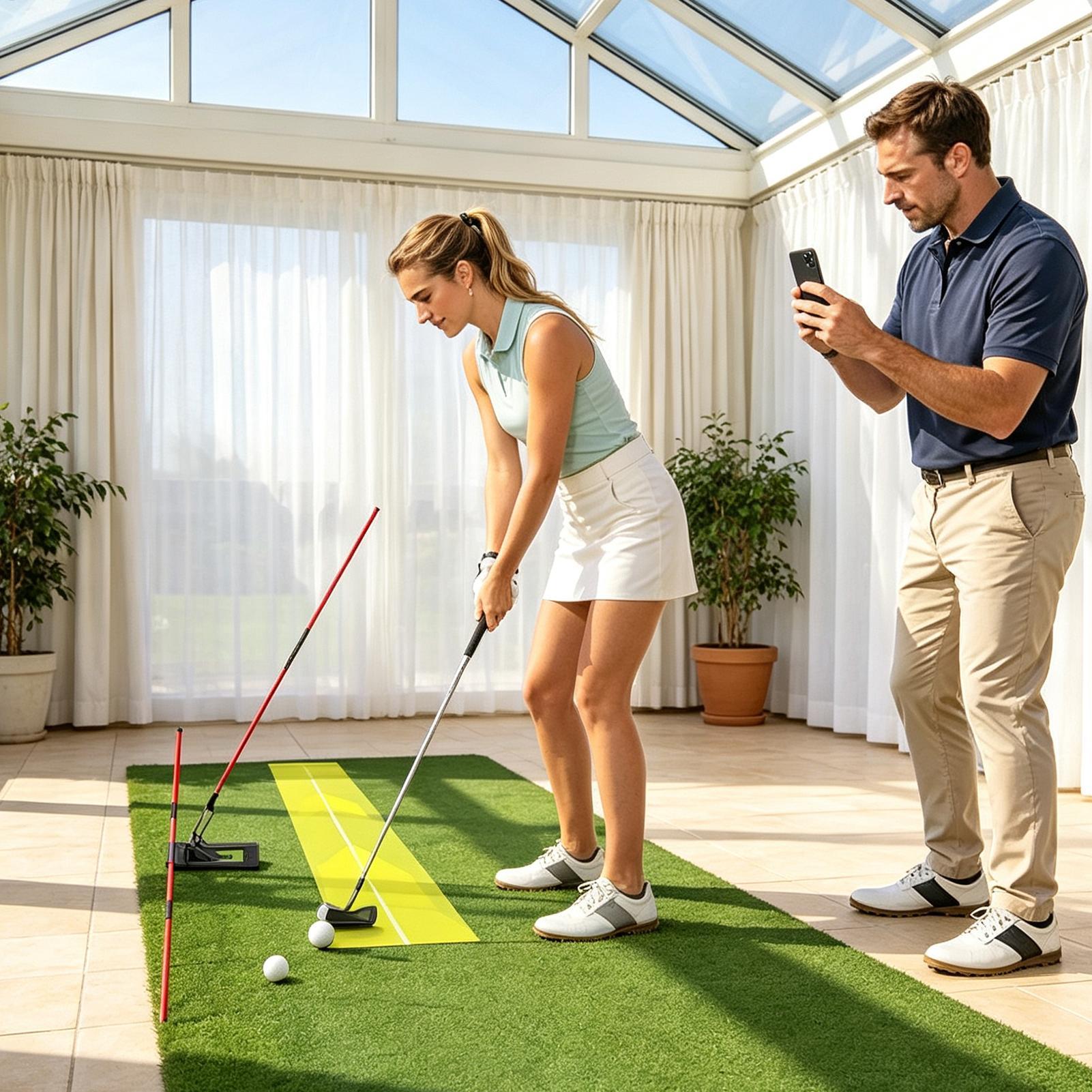 عصا تدريب على مسار الجولف قابل - مراجعة Golf Equipment Beginners وسعره